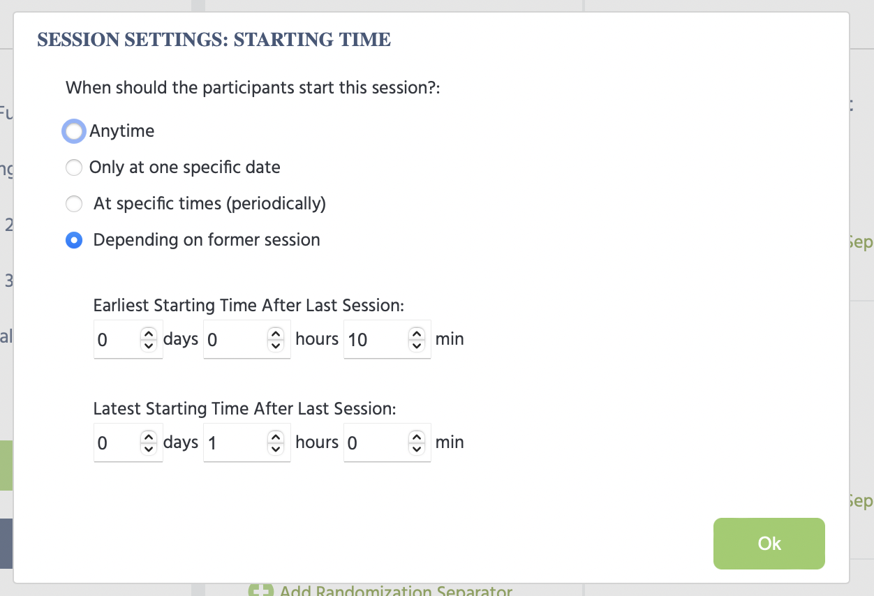 session settings example