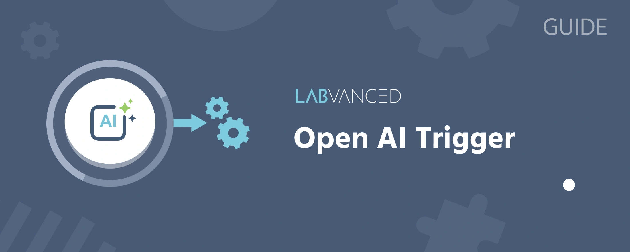 OpenAI Trigger event node in the Labvanced task editor