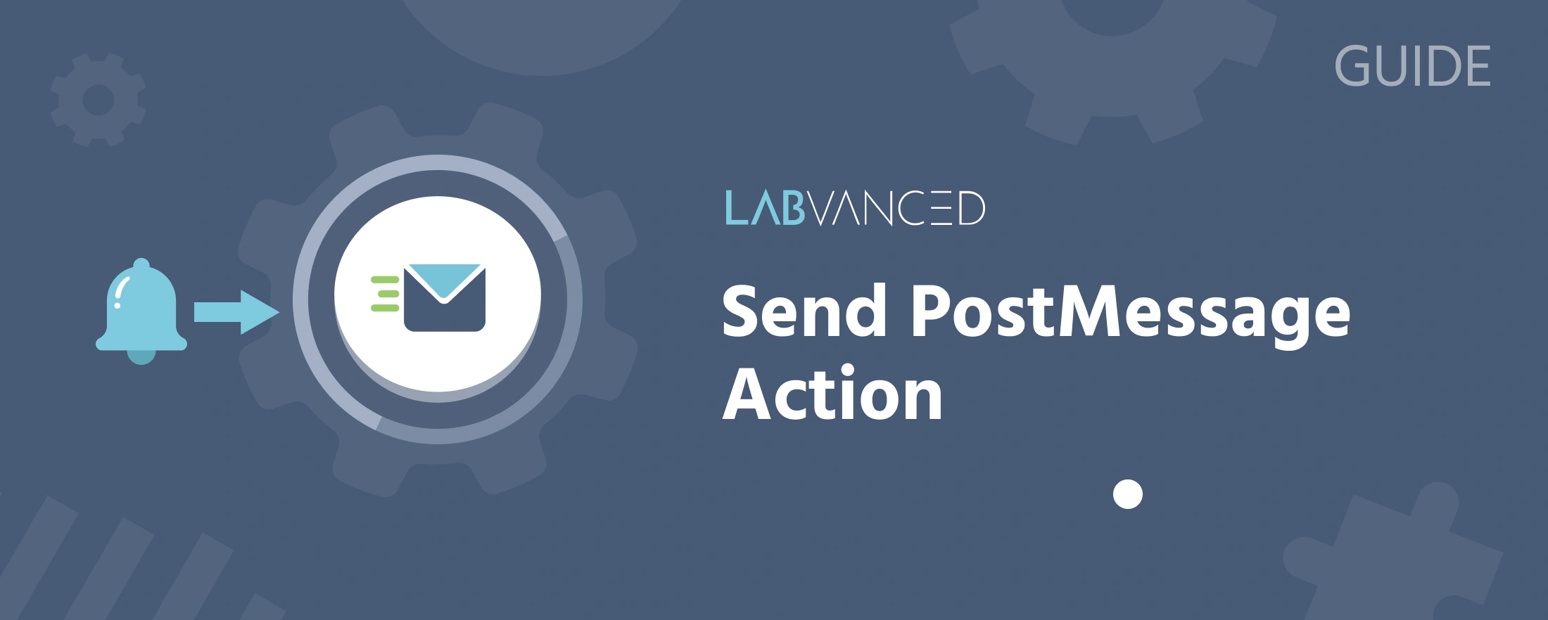 Send PostMessage Action sending a message to an external target from a Labvanced experiment