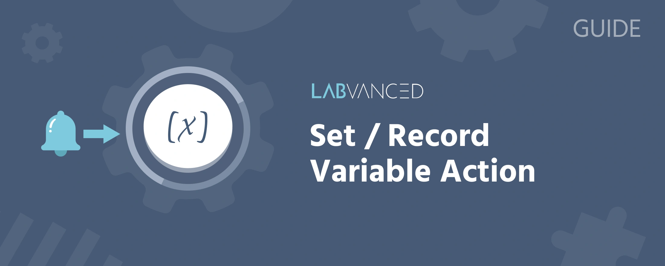 Setzen / Aufzeichnen von Variablenaktionen schreibt einen neuen Wert in eine Variable in Labvanced