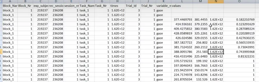 eyetrackingdata