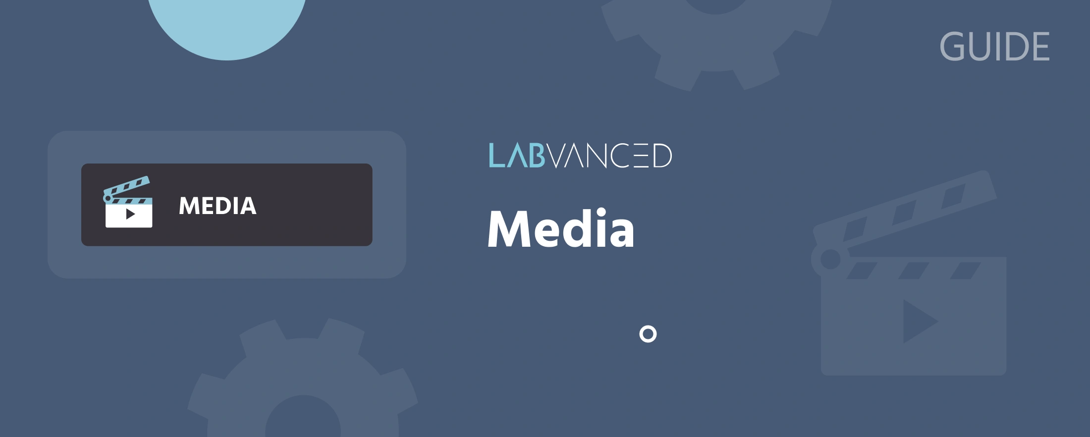 Representación de la pestaña de medios en Labvanced.