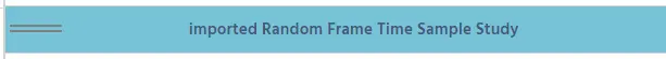 Exemple d'une étude de psychologie sélectionnée en ligne pour importation