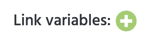 Liaison de variables dans l'objet sous-étude.
