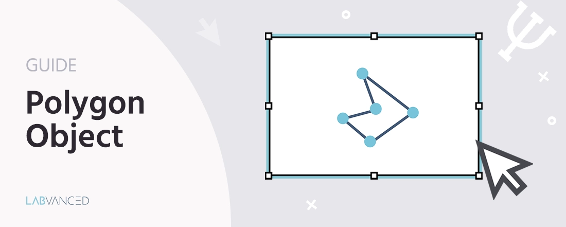 Polygon-Objekt im Labvanced-Experiment-Editor.