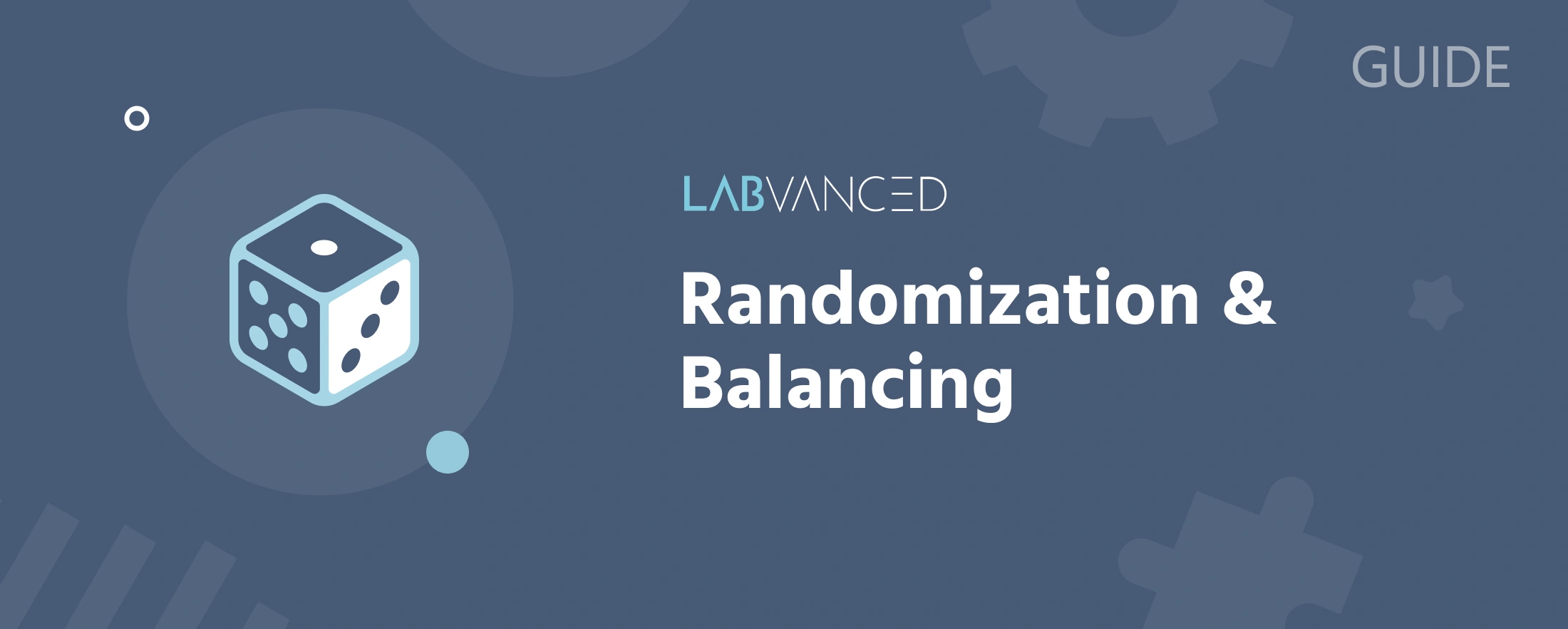Aperçu des options de randomisation et d'équilibrage pour la conception expérimentale dans Labvanced
