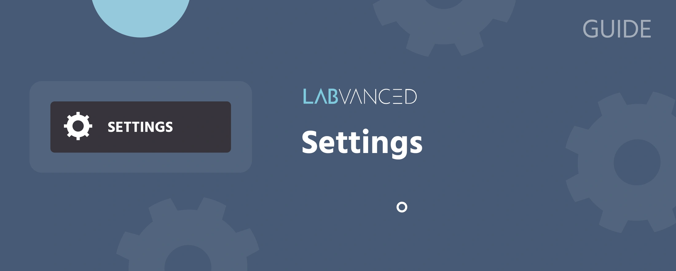 设置选项卡在 Labvanced 中的表示.