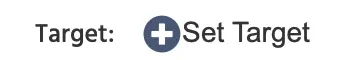 Die 'Set Target'-Schaltfläche.
