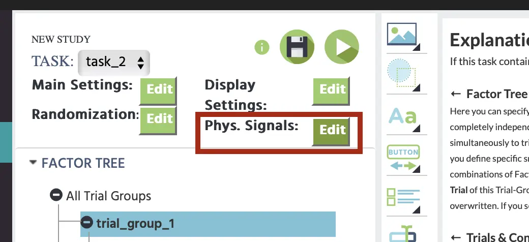 Explanation of how to access head tracking as a physiological signal