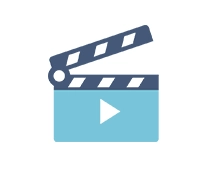 Das Videoobjekt-Symbol.
