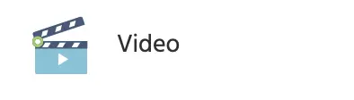 Video object icon.