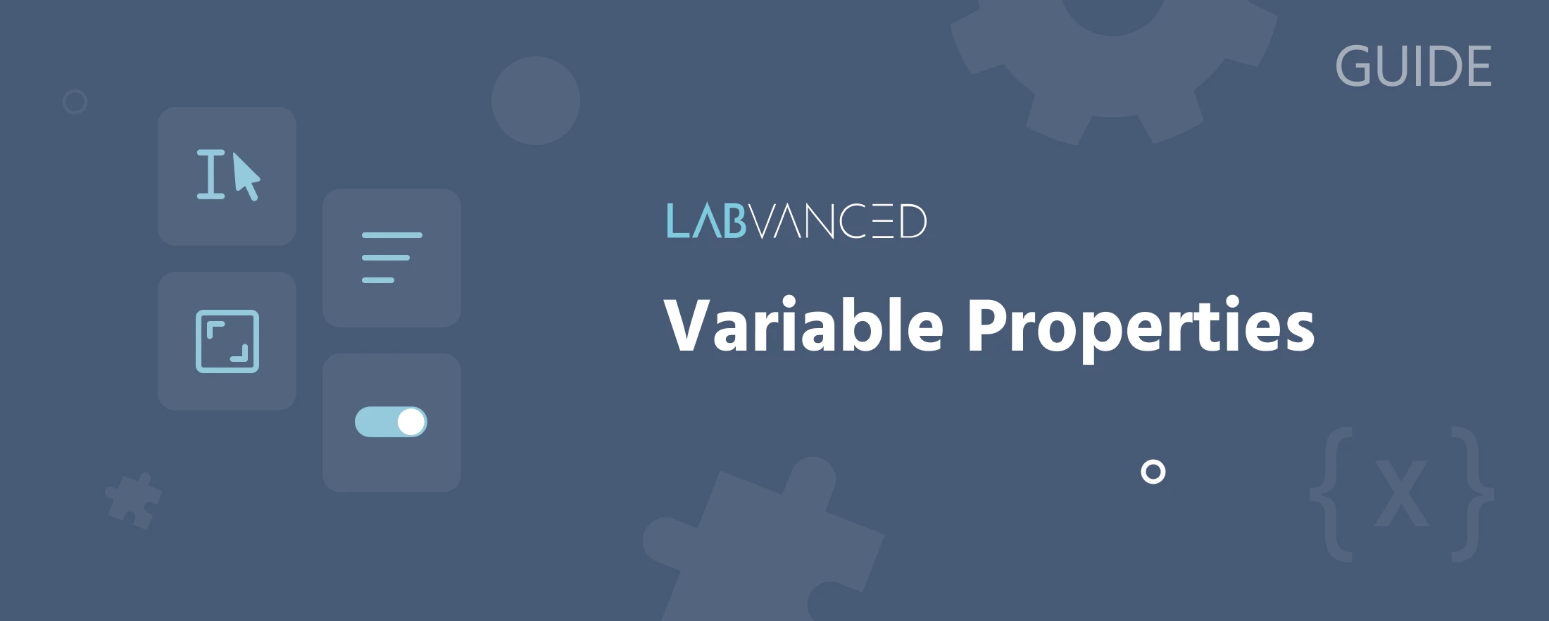 Ilustración de un panel de configuración de variables que resalta configuraciones clave: nombre, tipo de dato, escala y el interruptor de grabación de variables