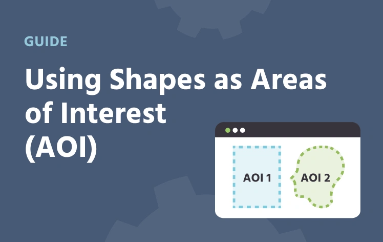 Using shapes as Areas of Interest for eye tracking