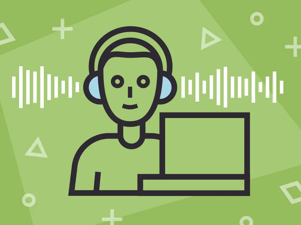Participante sometiéndose a una comprobación de auriculares durante un experimento en línea