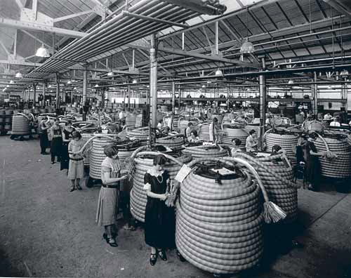 Factory image of the Hawthorne Effect.