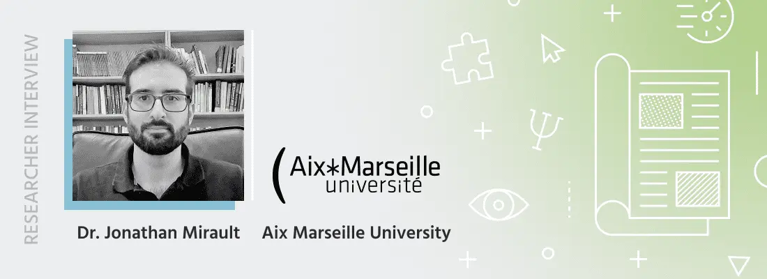 Dr. Jonathan Mirault über Labvanced Forschung für Linguistik und Grammatik und führt eine Studie über transponierte Wort-Effekte in der grammatischen Entscheidungsaufgabe durch
