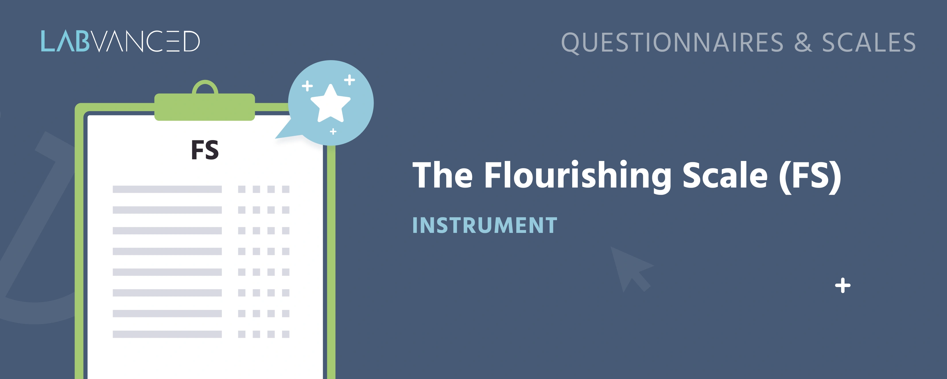 Flourishing Scale item preview implemented in Labvanced.