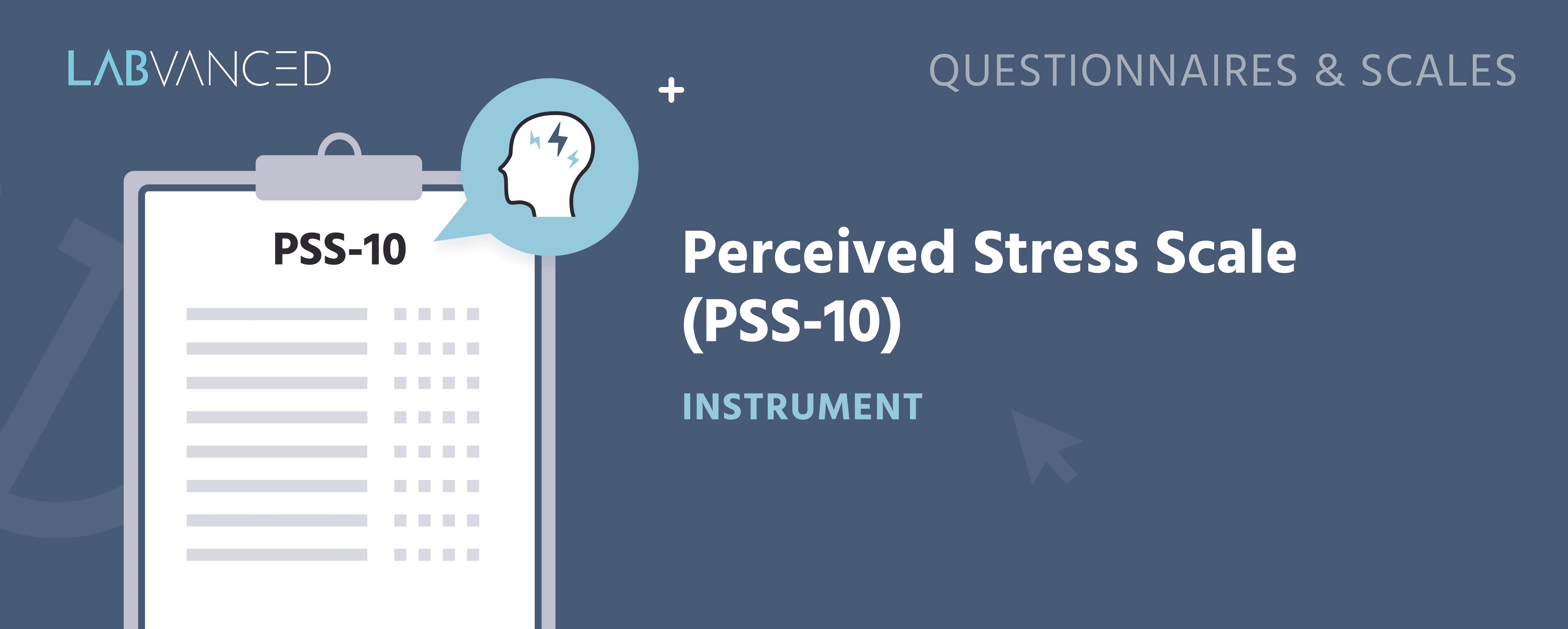 PSS-10 item preview implemented in Labvanced.