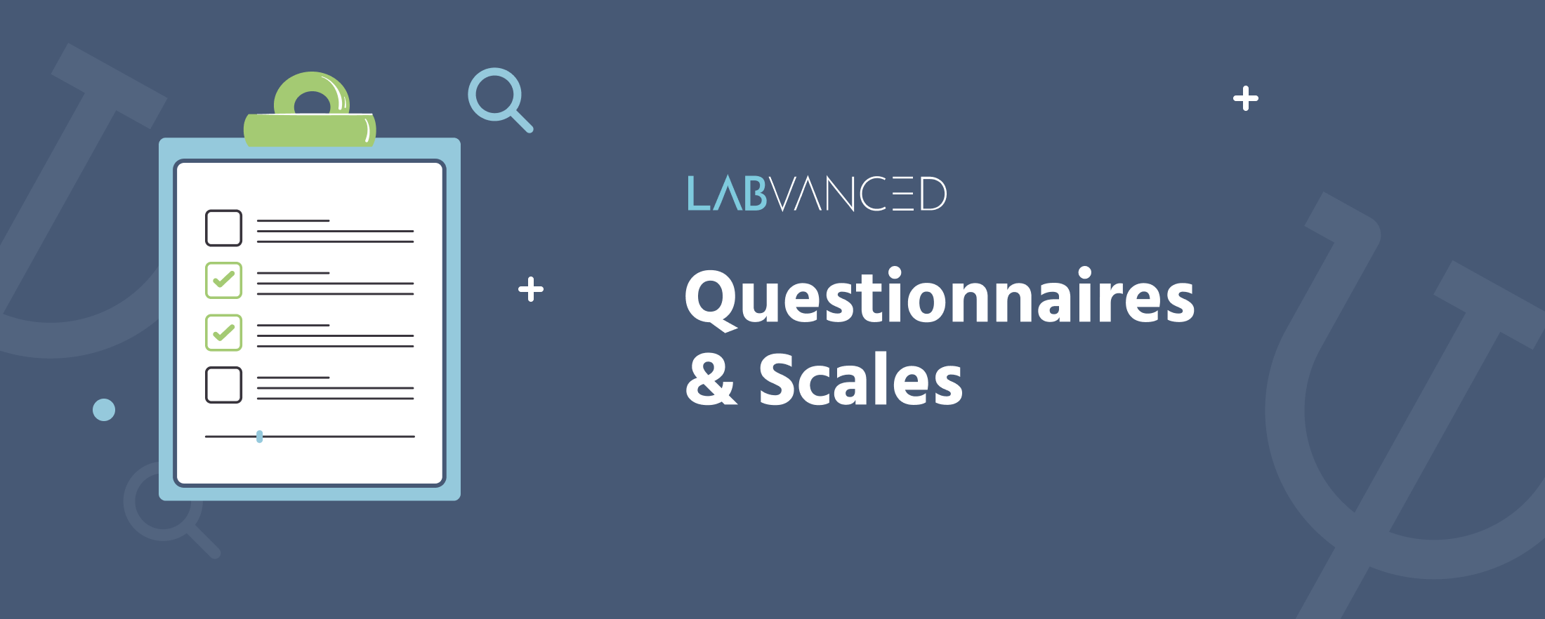Text written out - Questionnaires & Scales