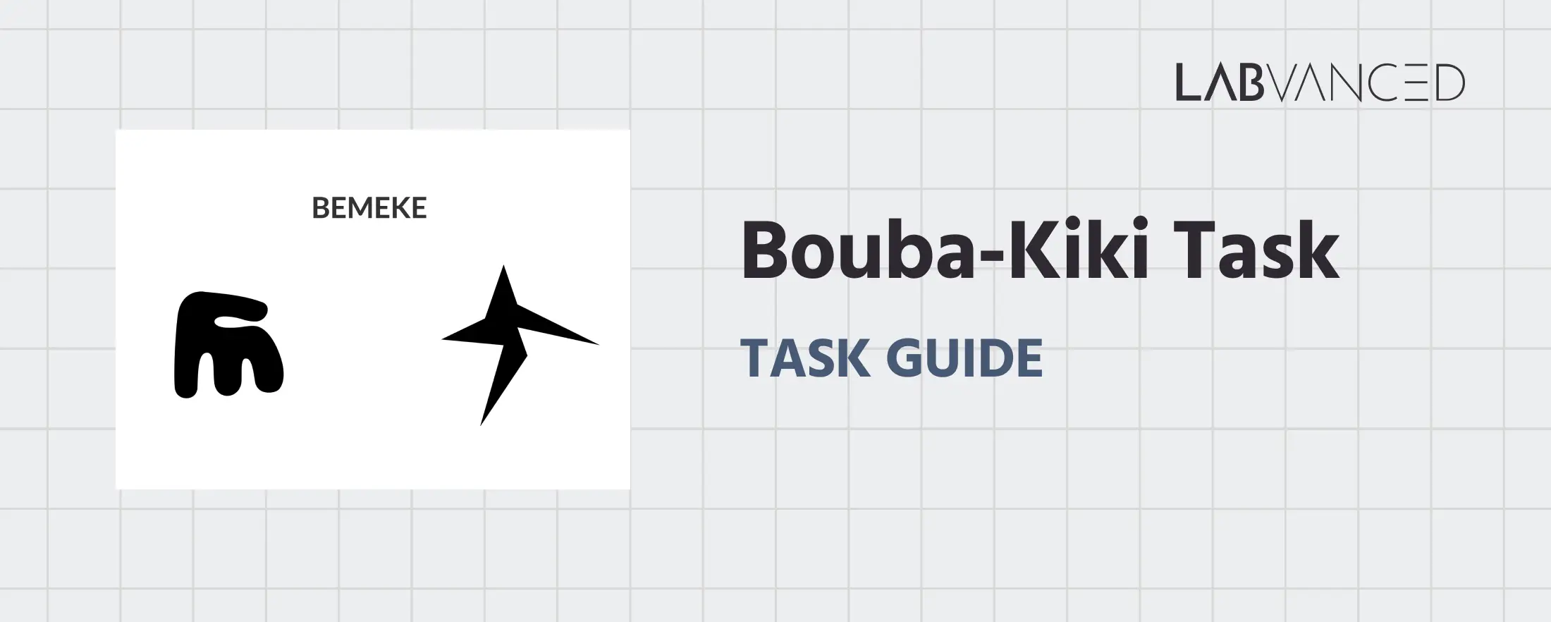 Bouba-kiki task preview for online and inlab use.