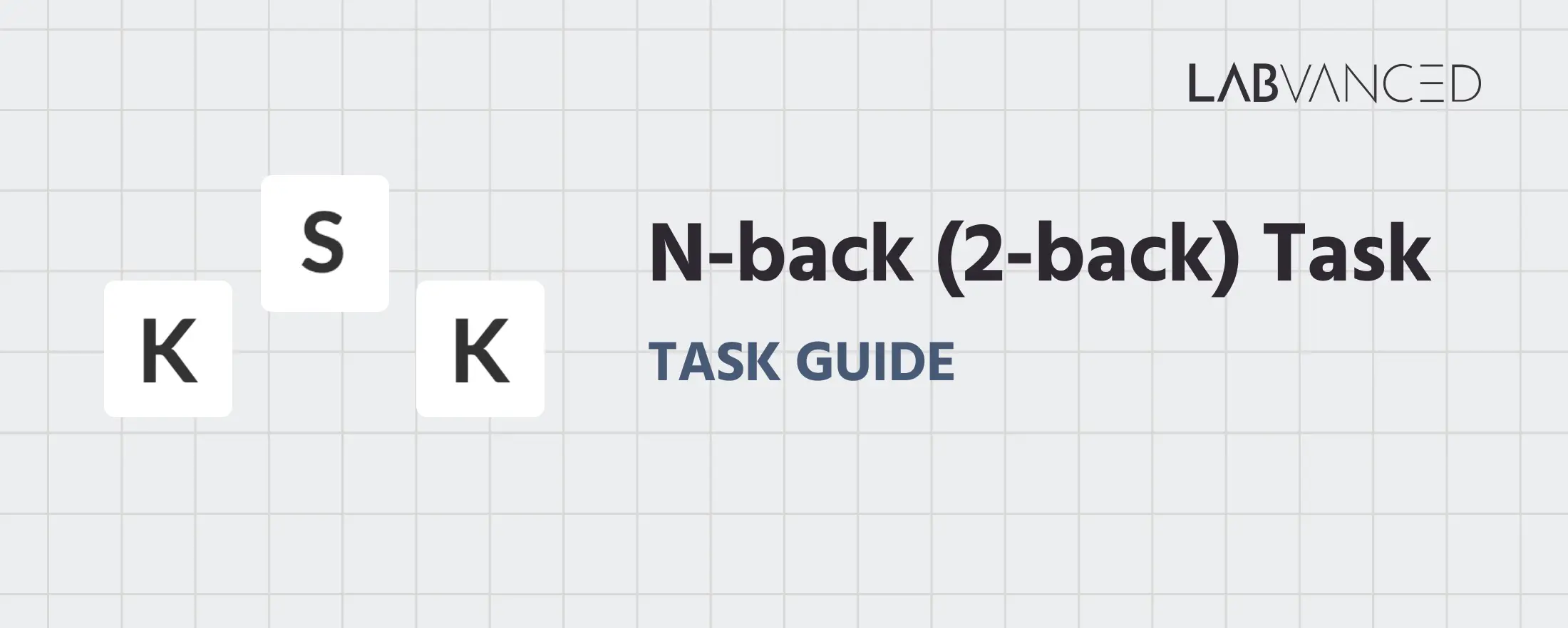 N-back (2-back) task preview for online and inlab use.