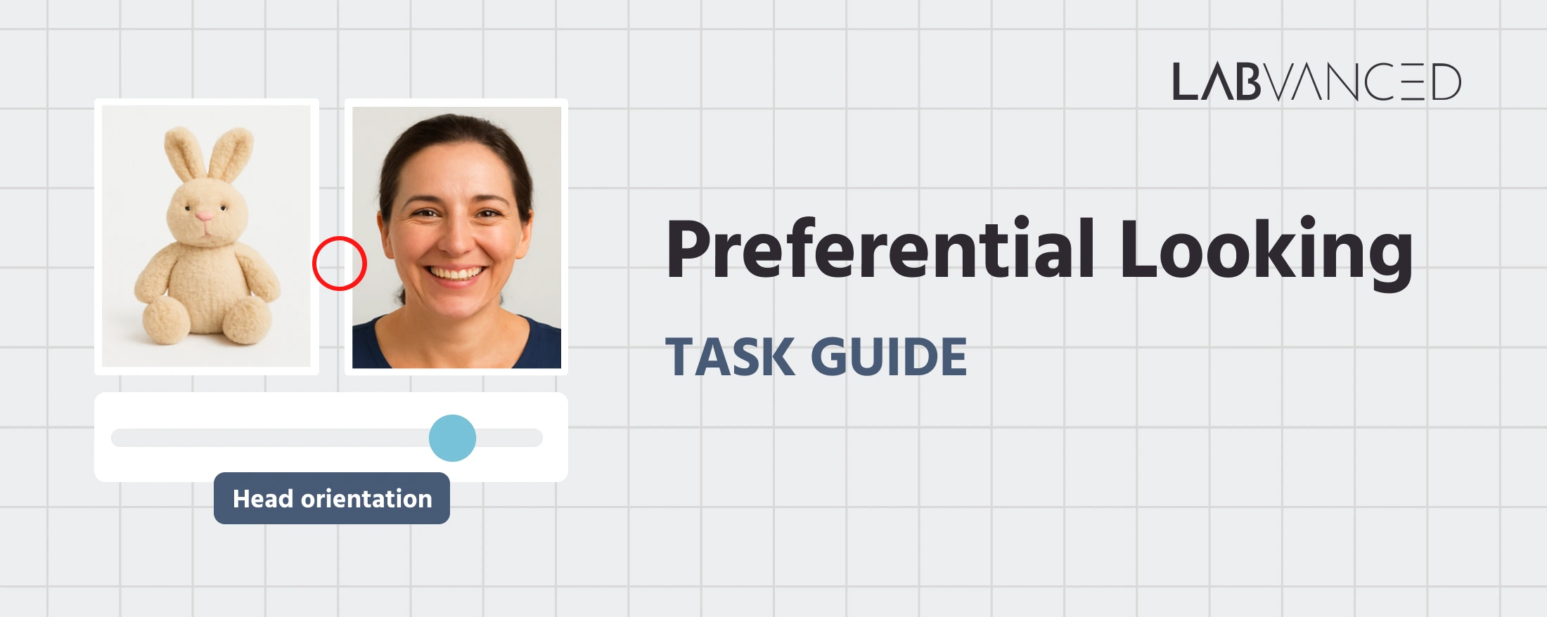 Preferential Looking Task preview for online and in-lab use.