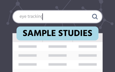 The sample studies page for importing templates to build experiments