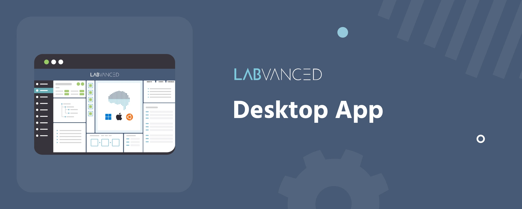 参与者的图片和代表心理实验控制的勾号