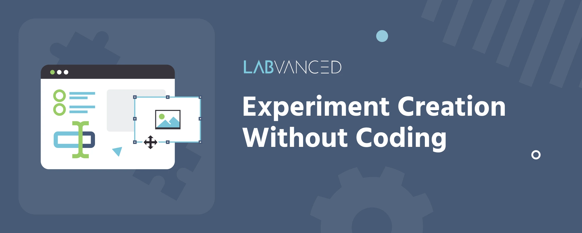 Un ordinateur de bureau avec le constructeur d'expériences sans code Labvanced ouvert