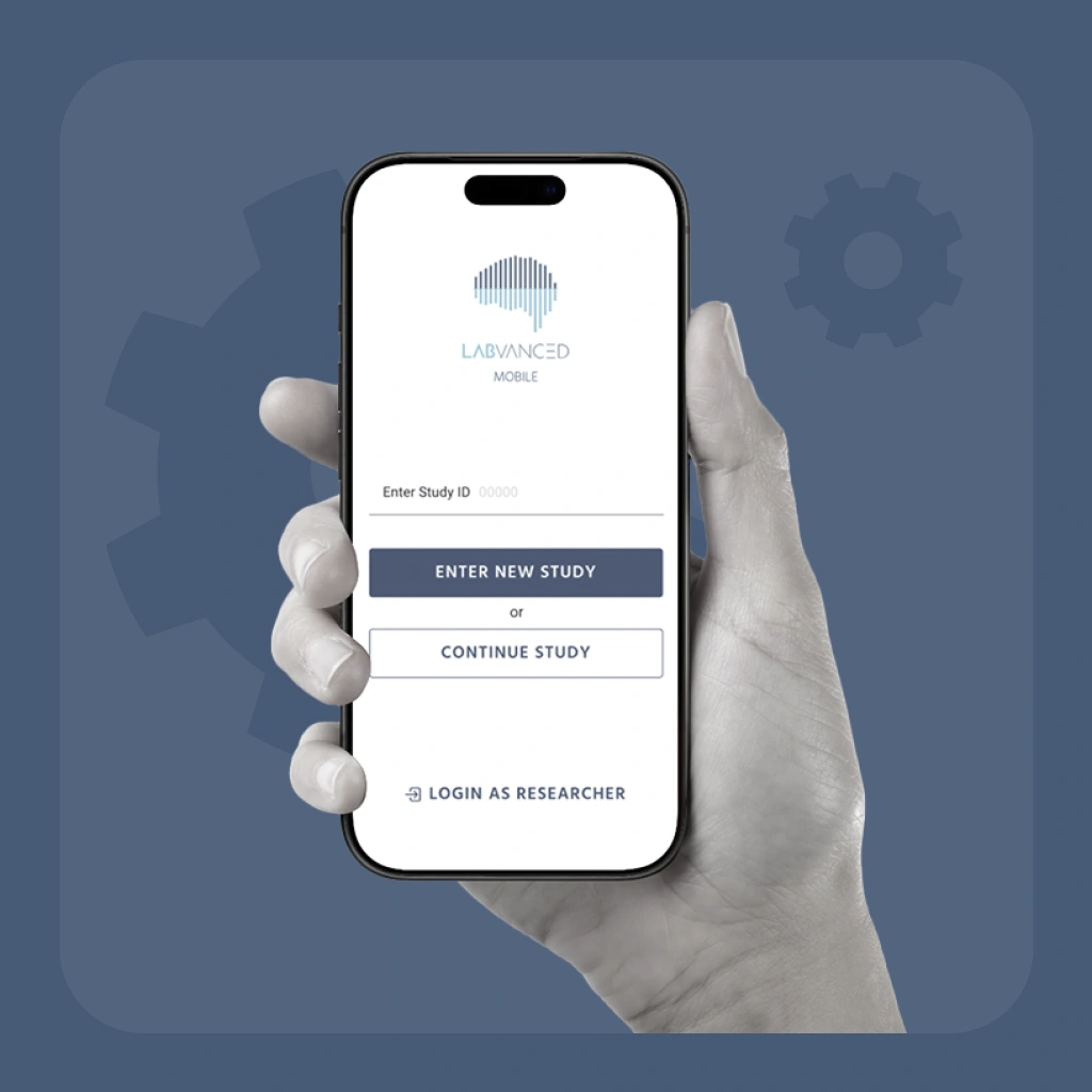 Labvanced mobile app illustration