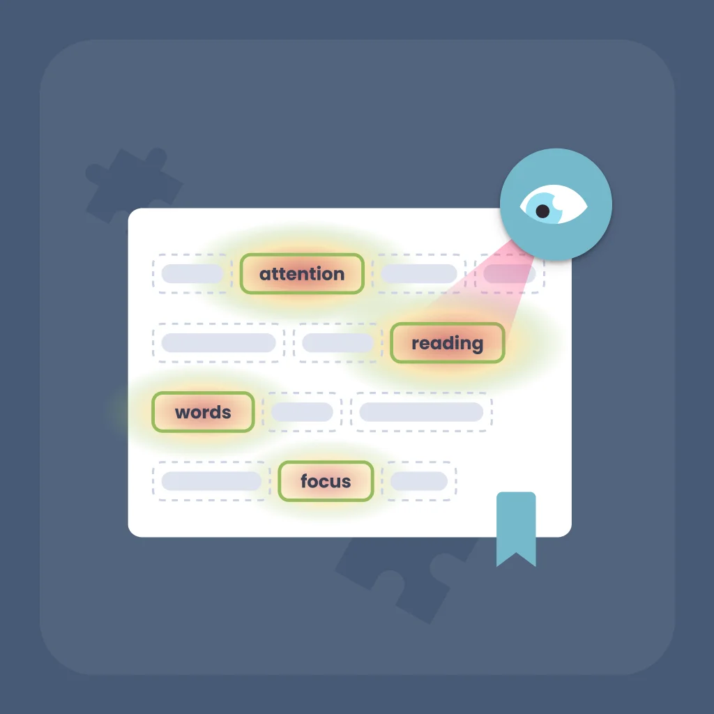 illustration de segmentation de texte