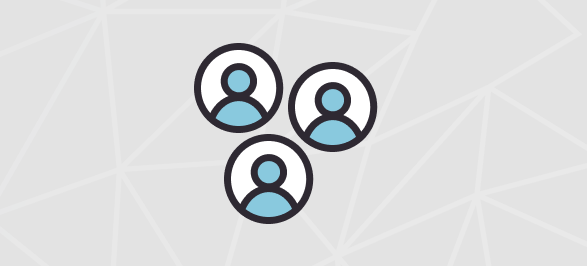 小图标代表不同的人群，展示 Labvanced 的网络摄像头眼动追踪的适用性。