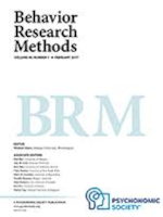 cover of Behavior Research Methods journal